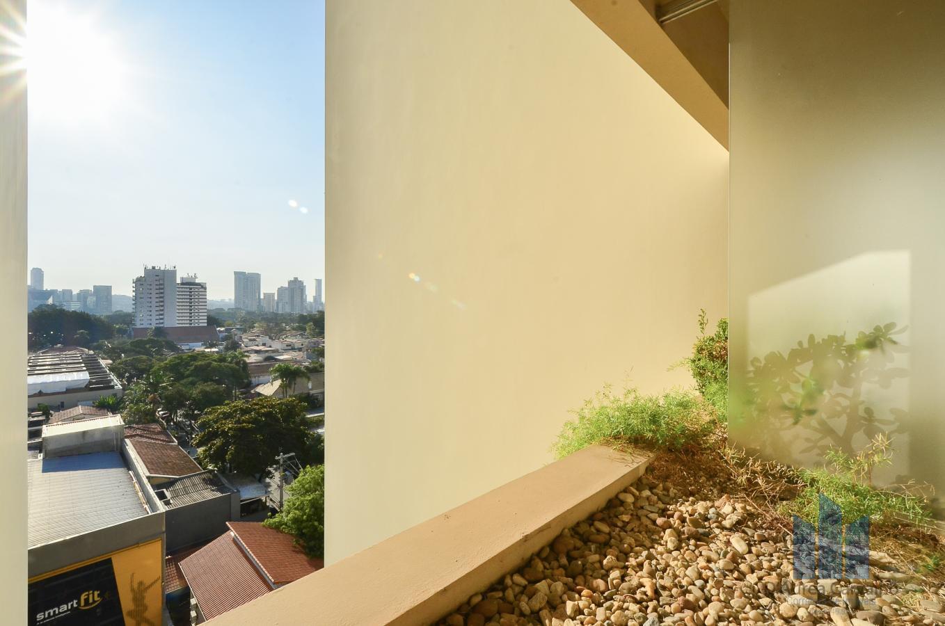 Vista Living com Lareira