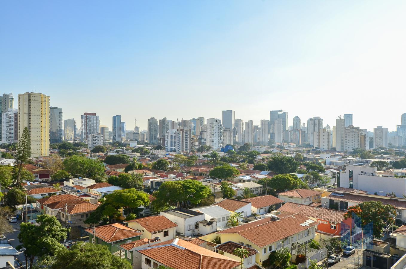 Vista Living com Lareira